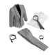 thumbnail image 2 of Trajes de oficina para hombre, trajes formales hechos a mano, ropa elegante, accesorios de escenario para fiesta, accesorios para figuras de, 2 of 7