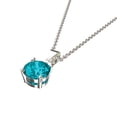 thumbnail image 2 of Collar para Mujer con Cristal Fino Swarovski Solitario– Bañado en Rodio- Collar Elegante y Brillante-Collares de Mujer de Moda- Joyería para Mujer de Moda- Regalo especial Ortiz Espinosa Temporada, 2 of 3