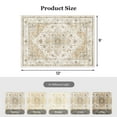 thumbnail image 5 of CHITOOMA 9'x12' Area Rugs for Living Room, Machine Washable Rugs Vintage Area Rug for Bedroom Dining Room Dorm Office with Non-Slip Backing, Stain Resistant Non-Shed Carpet, 5 of 9