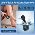 thumbnail image 2 of Removedor eléctrico de durezas para pies Jamestry impermeable con 3 rodillos, 2 of 7