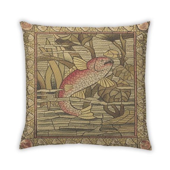 Ahgly Company Indoor Square Contemporary Throw Pillow, 18 inch by 18 inch