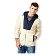 thumbnail image 2 of American Rag Mens Fuzzy Feeling Fleece Jacket, Beige, XX-Large, 2 of 2