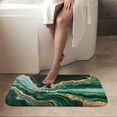 thumbnail image 4 of 1pc Marblelike Artwork Absorbent Non-Slip Bathroom Thickened Flannel Rug Decor,Soft,Quick Drying,Suitable For Indoor/outdoor Use,Bathrooms,Bedrooms,Kitchens,Terrace,Laundry Rooms,16"x24", 4 of 9