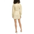 thumbnail image 2 of IRO womens  Leather Mini Dress, 34, Beige, 2 of 3