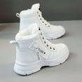 thumbnail image 4 of Winter Fashion Combat Boots for Women - Waterproof, Warm, Comfortable Snow Boot Style, 4 of 6