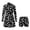 Black Golf Theme, variant on Purple Gothic Ghosts Women's Long Sleeve Golf Dress 2 Piece Set Stretchy Breathable, 1/4 Zip Collar, Side Pocket Shorts, Halloween Suitable for Golf, Tennis, Slim Fit for All Body Types