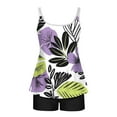 thumbnail image 6 of Taqqpue Tankini Swimsuits for Women Two Piece Tummy Control Swimsuits Flowy Blouson Floral Swim Tank Top with Boyshorts S-2XL, 6 of 6