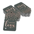thumbnail image 2 of Inkdotpot Real Rose Gold Foil Made With Love Text Tags Favor Hang Paper Tags 100 Pack, 2 of 6