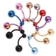 thumbnail image 5 of 12 piezas de joyería cuerpo, , , 14g, barras curvas de material acero inoxidable, 5 of 8