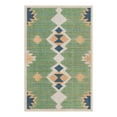 thumbnail image 3 of Unique Loom Baja Outdoor Collection Area Rug - Cabo (3' 11" x 5' 11" Rectangle Green/Navy Blue), 3 of 7