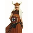 thumbnail image 3 of Fun Shack Womens Viking Warrior Princess Costume Helmet Nordic Barbarian Lady Halloween Brown XL, 3 of 5