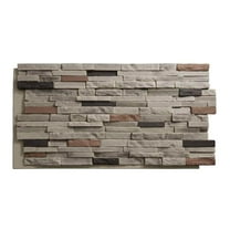 Everstone Eldorado Faux Stone 48 in. x 25 in. Polyurethane Siding