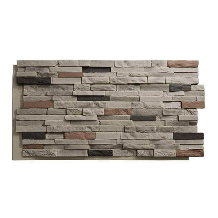Everstone Eldorado Faux Stone 48 in. x 25 in. Polyurethane Siding