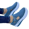 thumbnail image 2 of Primavera y verano nuevos zapatos casuales zapatos de malla informales transpirables planos para mujer Wmkox8yii sa4213, 2 of 4