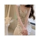 thumbnail image 4 of Vestido cruzado con escote en V y tirantes finos con estampado floral Vestido cruzado con escote en V y tirantes finos con estampado floral Diseño estilizado, 4 of 9