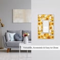 thumbnail image 5 of Disketp White Marble Pattern Sunflower Decorative Light Switch or Outlet Wall Plate with Safety Cover-Style U, 5 of 6