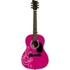 First Act 36" Designer Acoustic Guitar - Pink Hippie Chick