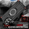 thumbnail image 3 of Spin Magnetic Kickstand for Samsung Galaxy S24 Ultra S23Ultra S22Ultra Case, [Sturdy & Versatile Stand] Military-Grade Drop Protection Anti-Fingerprint Anti-Scratch Case, 3 of 10
