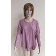 thumbnail image 2 of Como Blu Women´s Long Sleeve Blouse Size M Pink, 2 of 3