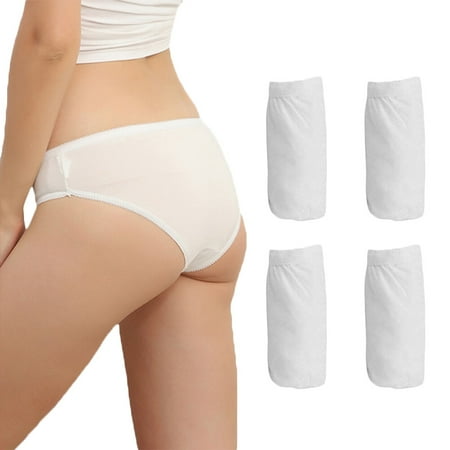 

Disposable panties 4pcs of One Set Breathable Underpants Disposable Knickers Cotton Briefs Pregnant Women Briefs for Home Travel (Size XL)