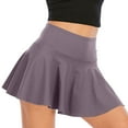 thumbnail image 1 of Jupe-Short de Tennis pour Femmes, Faux Deux-Pièces, Course Décontractée, Sports d'Été, Exercice, Yoga, 1 of 5