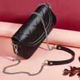thumbnail image 4 of 1Pc 47.2Inch PU Leather Chain Stras Handbag Chain Handles Replacement Handbag Shoulder Strap with Iron Curb Chain and Alloy Swivel Snap Clasps for DIY Bag Handbags Making, 4 of 4