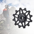 thumbnail image 3 of 12T/14T Rear Derailleur Pulley Aluminum Alloy Jockey Wheel Ceramic Guide Pulley Roller , Mountain Bike, , BMX , 12 12T Black, 3 of 9