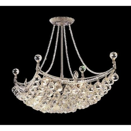 

Eight Light Chandelier-Royal Cut Crystal Type-Chrome Finish Bailey Street Home 390-Bel-3337574