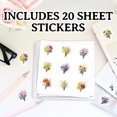 20 Sheet Self-Adhesive Paper Decorative Stickers for Party Decorative ...