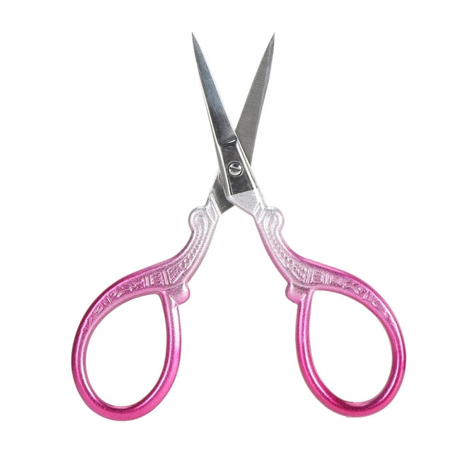 Professional Fabric Scissor Set, Multifunctional DIY Craft Scissors with Exquisite Leather Cover, Compact Lightweight Sewing Embroidery Tool for Household Use