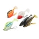 thumbnail image 2 of Señuelos de pesca blandos para lubina, 5 uds., 18g, 8cm, cola de paleta, Swimbaits con Spinner, cebo de pesca Artificial, Kit de Señuelos de pesca realistas YUNYI BRAND  Deportes, 2 of 8