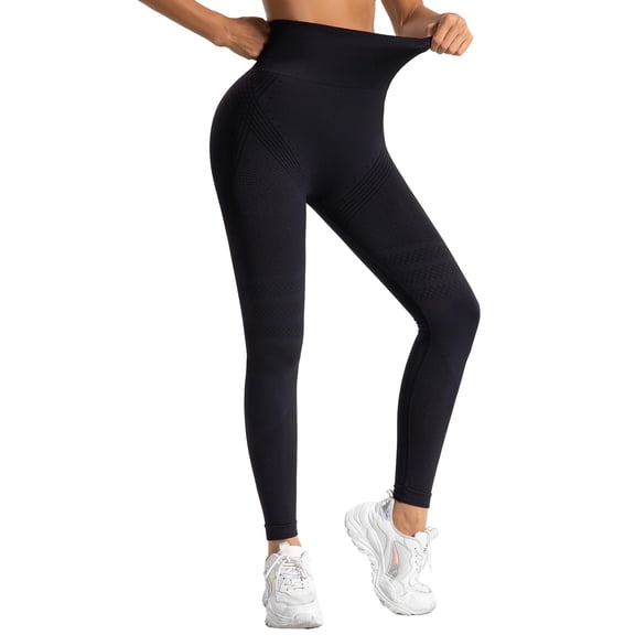 3D Leggings  Cellulite Compression for Women,High Waisted Push Up Sculpting Fitness Pants