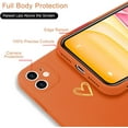 thumbnail image 4 of for iPhone 11 Case Cute Slim Shockproof Phone Case with Wireless Charging Support and Protection, Orange, 4 of 13