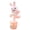 pink, variant on Dancing Doll 1 Set Dancing Doll Cartoon Will Glow PP Cotton Stuffed LED Glowing Plush Wiggle Talking Bunny Toy Child Gift
