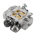 thumbnail image 3 of Maxpeedingrods 4 Barrel Carburetor w/ Gasket For Holley 4106 Model 600CFM 0-80457S Polished, 3 of 6