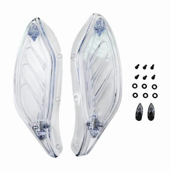 Motorcycle Windshield Side Wing Adjustable Air Deflector Fairing for Harley Touring CVO Electra Street Glide Ultra Classic FLHX 96-13