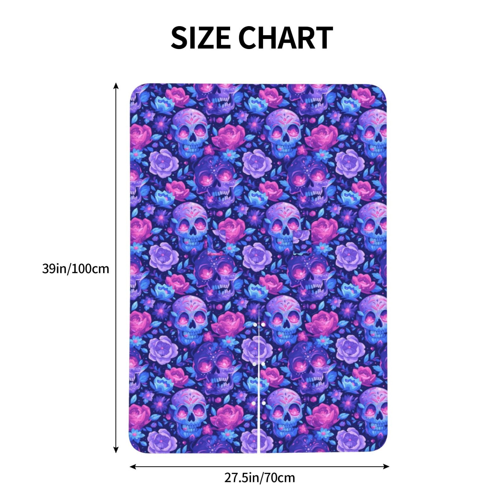 Naloa blue Skull purple flower1 Baby Car Seat Cover, Breathable Baby Carrier Cover, Multiuse Baby Carrier Cover & Nursing Breastfeeding Cover