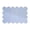 Blue, variant on Wavy-Shaped Large Felt Bulletin Board, 36 * 24 * 0.35 Inches, Foldable Design，Alternative Cork Board for Office, Message Board, Kids Art Display （White）
