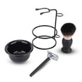 thumbnail image 3 of Juego De Afeitado, Jabonera, Juego De Afeitado Para Barba Para Hombres, 4 Piezas, Kits De Afeitado, Cepillo De Afeitar, Soporte Para Cuenco Para Afeitar A Hombres, 3 of 7