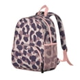 thumbnail image 2 of Leopard Print Backpack Backpack for School,Cute School Bag,Schoolbag with Adjustable Shoulder Straps & Padded Back,13.8"x11.4"x6", 2 of 6
