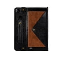 thumbnail image 3 of iPad Pro 4th Generation Case, iPad Pro 12.9 2020 Cover w/ Pen Holder, Dteck PU Leather Folio Stand Handle/Shoulder Strap Handbag Case Protective Cover for iPad A2229/A2069/A2032/A2233, Coffee/Black, 3 of 9