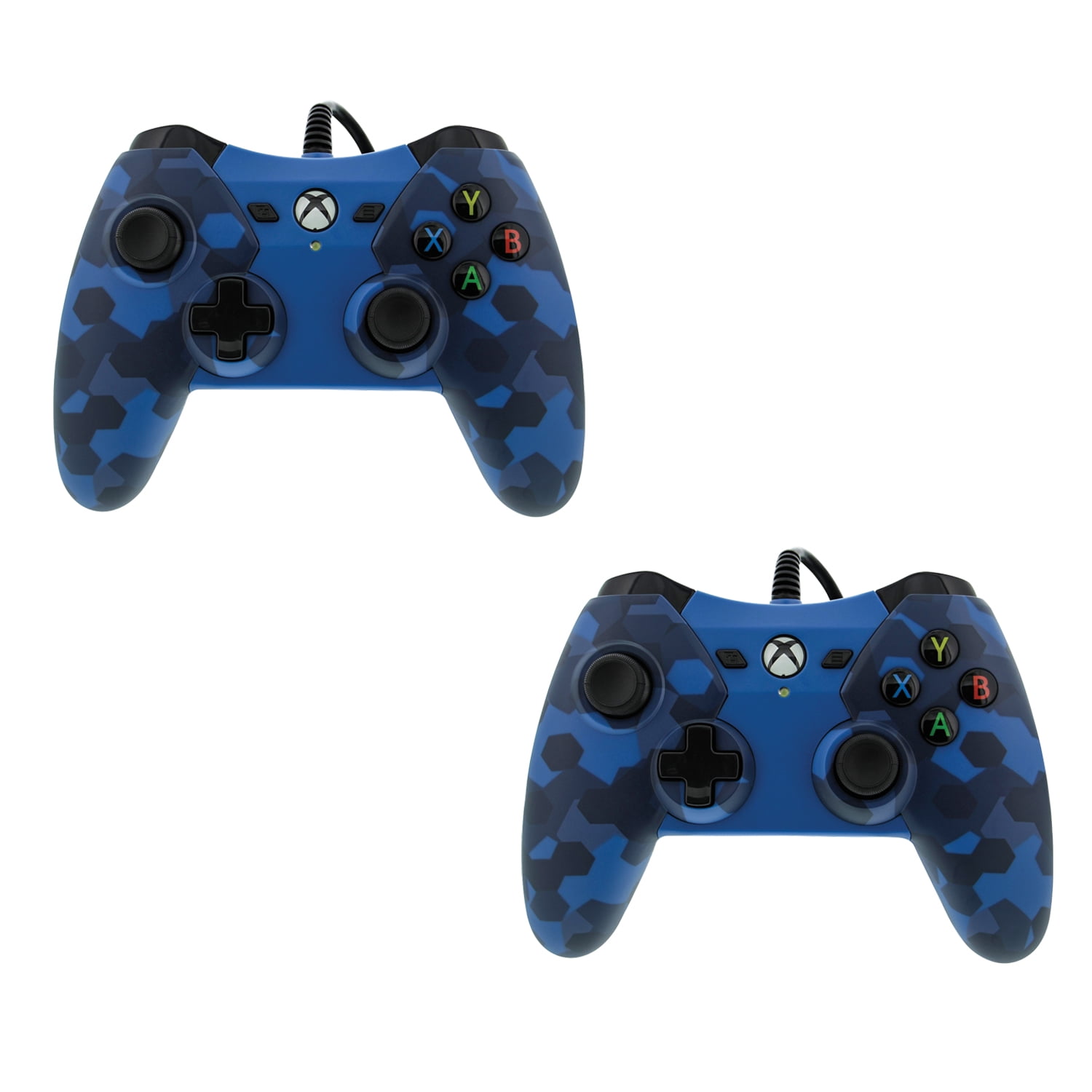 xbox one midnight blue wired controller