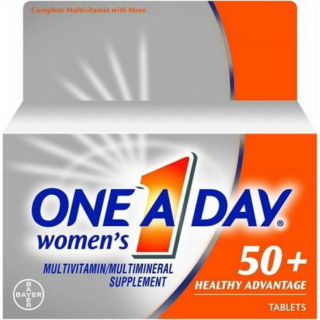 One-A-Day Women's 50+ Advantage Healthy Multivitamins Tablets 65 ea (Pack of 2)