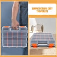 thumbnail image 3 of HEALEEP Storage Compartment Box Divided Box Plastic Design for Small Tool Kits 1Set, 3 of 8
