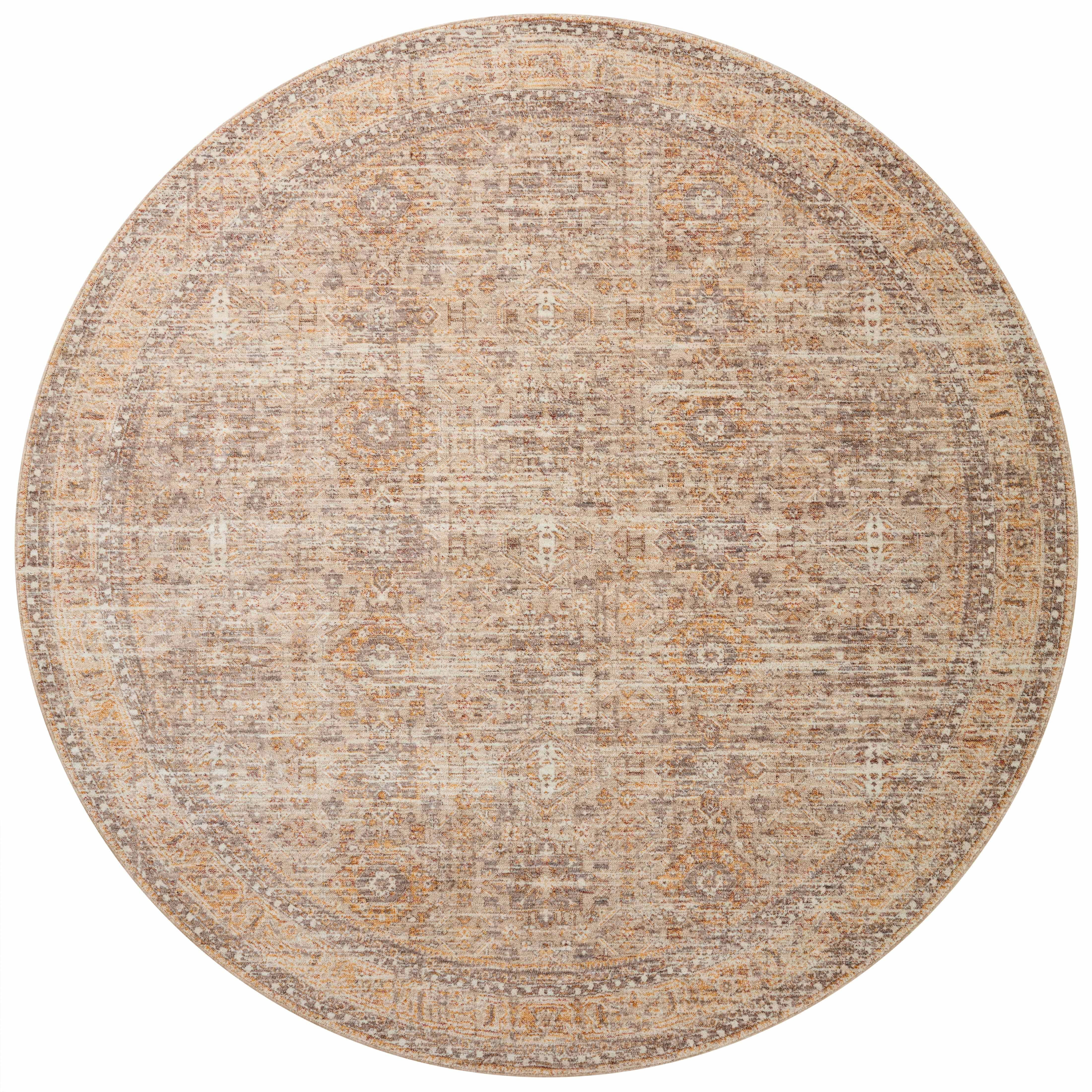 Angela Rose x Loloi Blake Oatmeal / Spice 2'-0" x 3'-0" Accent Rug