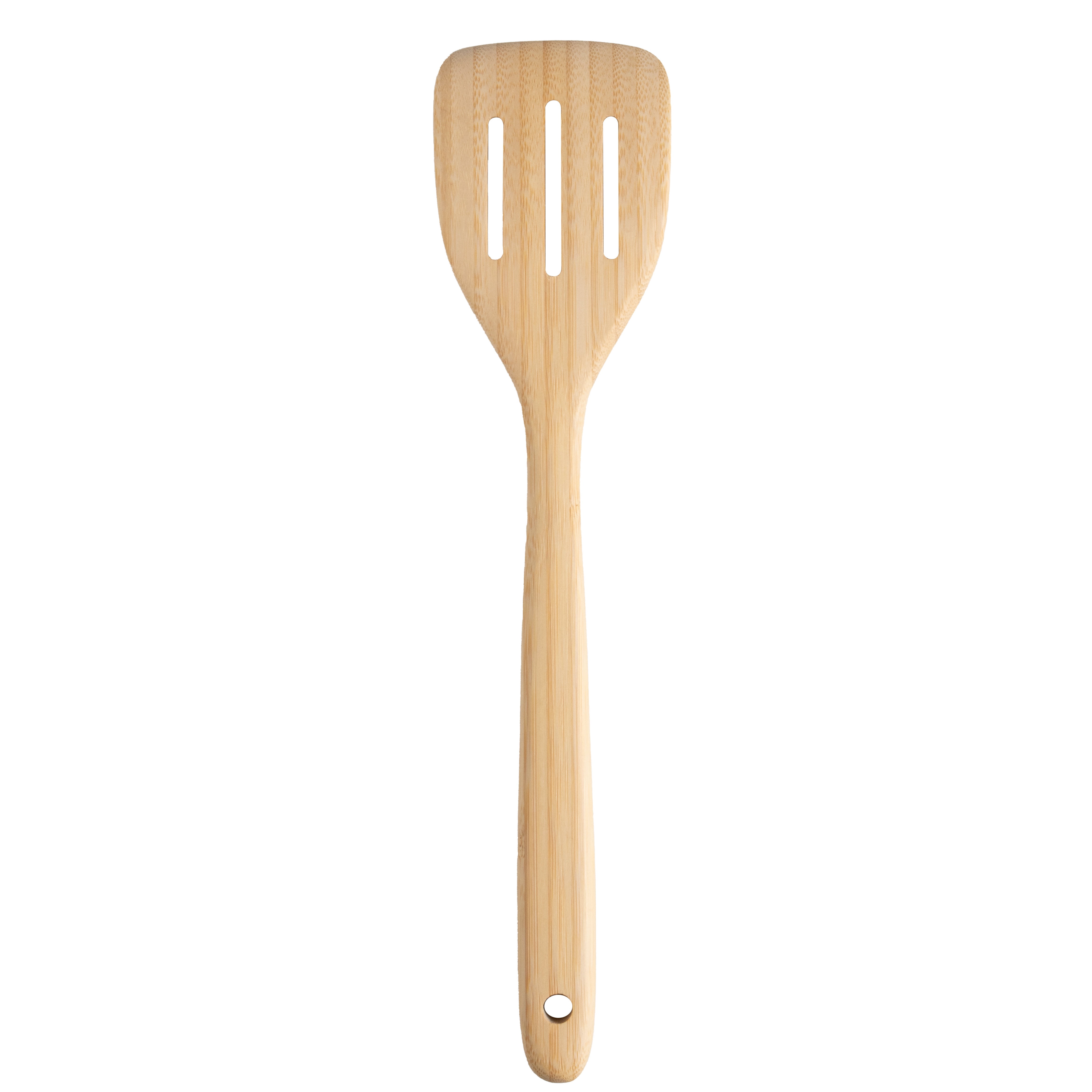 Mainstays 13 in Bamboo Slotted Kitchen Turner