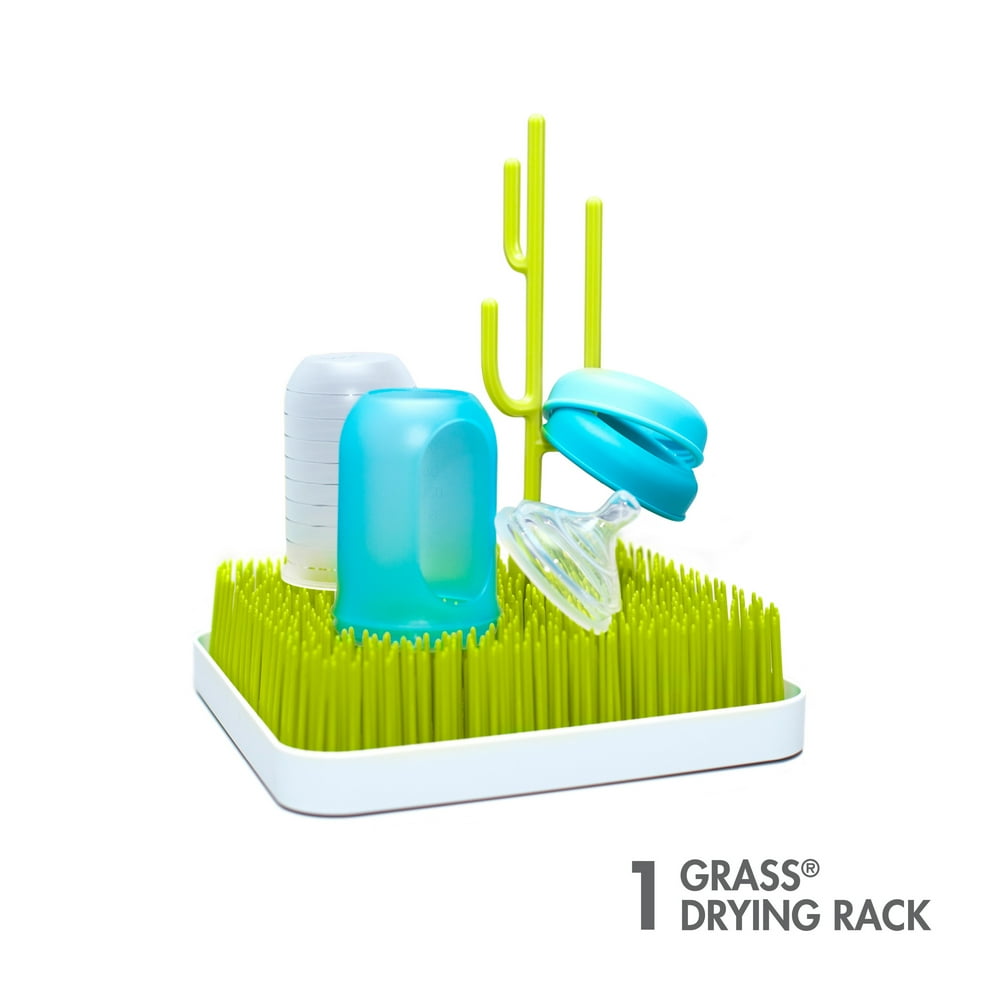 Boon Grass Countertop Drying Rack, LowProfile Easy To Clean Baby