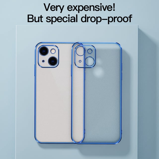 LYD adecuado para iPhone13 Mini Pro Max todo incluido agujero fino mate galvanoplastia cubierta protectora transparente funda para teléfono móvil lyd modelStyleType