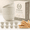 Beige, variant on Homienly Small Bowls 10 OZ, Wheat Straw Ice Cream Bowls for Yogurt, Berries, Fruit, Dessert and Snacks, Reusable Unbreakable Bowl Set of 8, Microwave Dishwasher Safe-Beige
