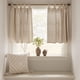 thumbnail image 3 of Cortinas de cocina Jinchan con lazo en la parte superior de lino, 60 cm de longitud, 2 paneles, 3 of 9